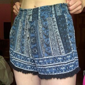 boho soft shorts